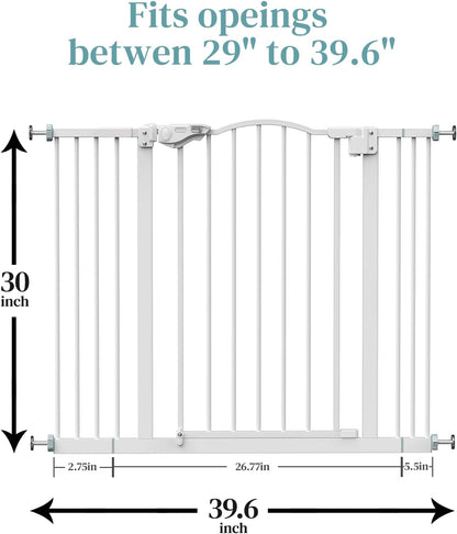 29-39.6" Baby Gate Auto Close Both Sides